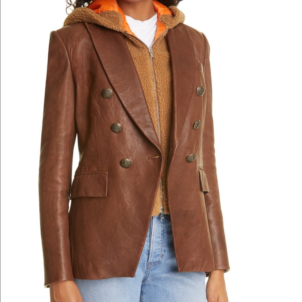 NWT Oakleigh Fleece Dickey in 🧸 brown